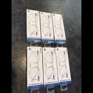 NEW ONLY Eyewear BROWSER +2.50 Blue Light Blocking Lens Reading Glasses LOT OF 6